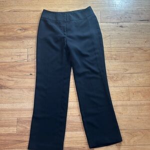 Jones studio black lined slacks